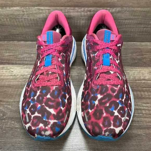 Brooks Adrenaline GTS 22 Pink Leopard Womens US Size 10 EUR 42 Running Shoes - Picture 2 of 15